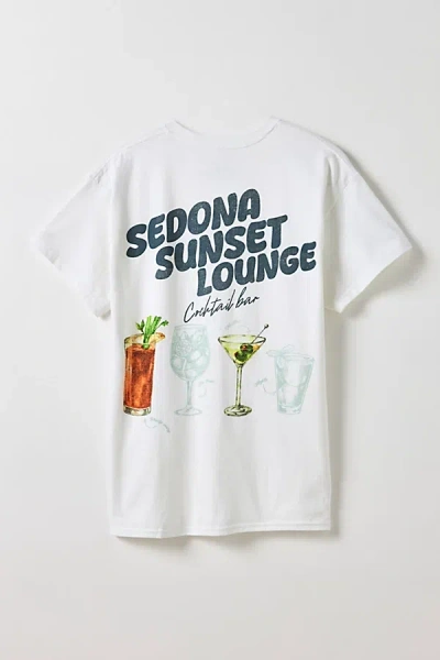 Urban Outfitters Sedona Sunset Lounge Graphic Tee In White, Men's At