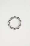 URBAN OUTFITTERS SERPENT STATEMENT BRACELET IN SILVER, MEN'S AT URBAN OUTFITTERS