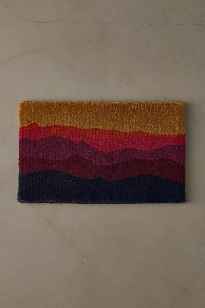 Urban Outfitters Shades Of Dawn Coir Doormat In Purple At
