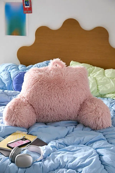 Urban Outfitters Shaggy Boo Pillow In Rose At  In Pink