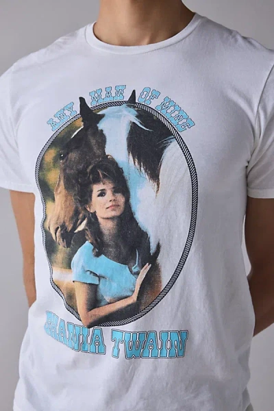 Urban Outfitters Shania Twain Any Man Of Mine Graphic Tee In White, Men's At