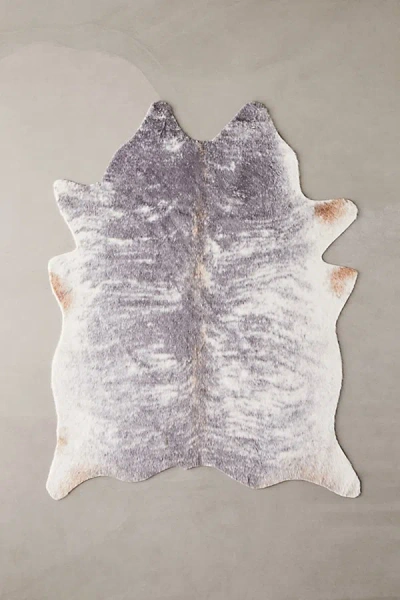 Urban Outfitters Shaped Faux Animal Hide Rug