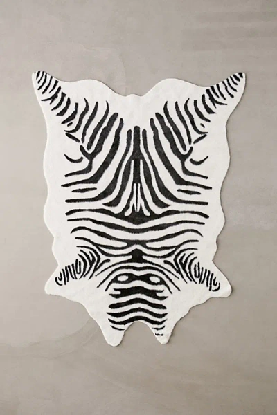 Urban Outfitters Shaped Faux Animal Hide Rug