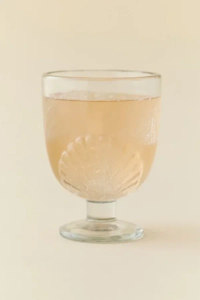 Urban Outfitters Shell Icon Glass Tumbler In Clear At