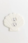 Urban Outfitters Shell Shaped Resin Switch Plate In Ivory At  In White