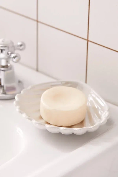 Urban Outfitters Shell Soap Dish In Ivory At  In Neutral