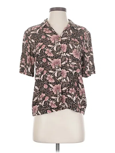 Pre-owned Urban Outfitters Short Sleeve Blouse In Pink