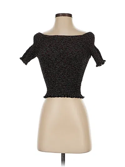 Pre-owned Urban Outfitters Short Sleeve T-shirt In Black