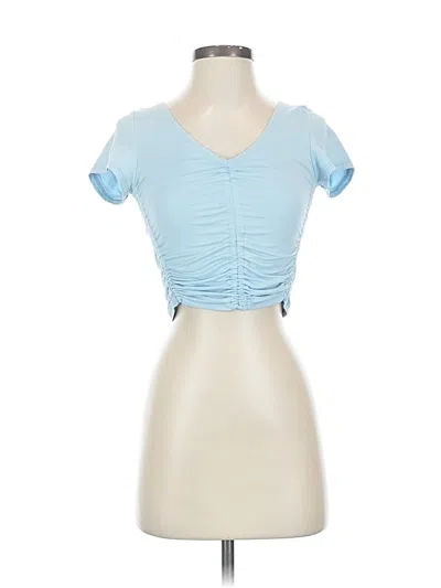 Pre-owned Urban Outfitters Short Sleeve T-shirt In Blue