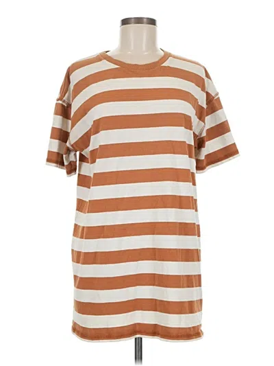 Pre-owned Urban Outfitters Short Sleeve T-shirt In Brown