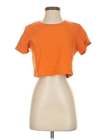 Pre-owned Urban Outfitters Short Sleeve T-shirt In Orange