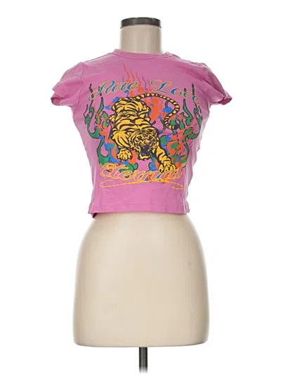 Pre-owned Urban Outfitters Short Sleeve T-shirt In Pink