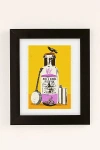 Urban Outfitters Showdeer Music Is Medicine Art Print In Black Matte Frame At
