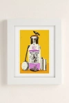 Urban Outfitters Showdeer Music Is Medicine Art Print In Modern White At