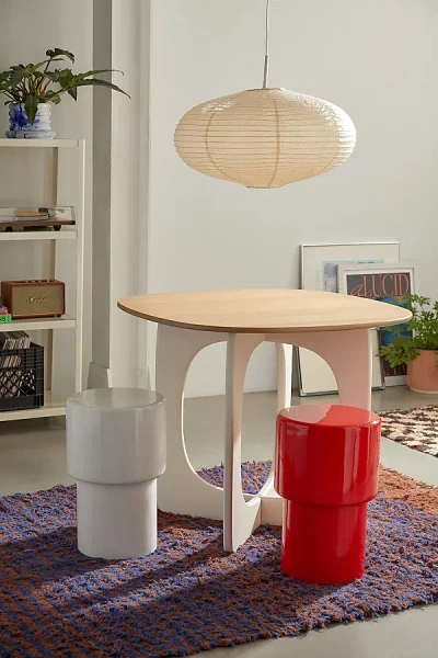 Urban Outfitters Silas Modern Cutout Dining Table In Natural At