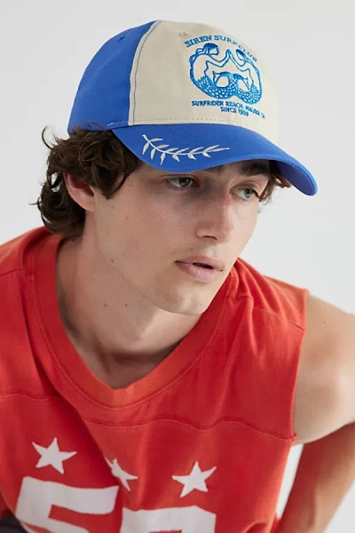Urban Outfitters Siren Surf Club Paneled Hat In Royal Blue, Men's At  In Black