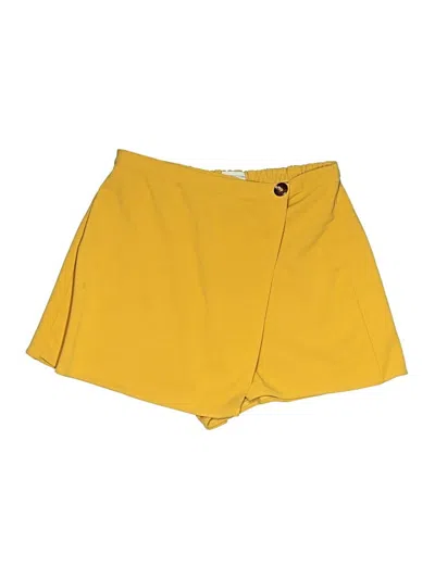 Pre-owned Urban Outfitters Skort In Yellow