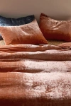 Urban Outfitters Skye Velvet Duvet Cover In Rust At  In Orange