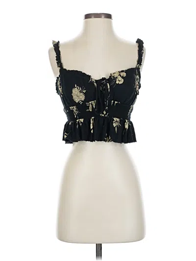 Pre-owned Urban Outfitters Sleeveless Blouse In Black