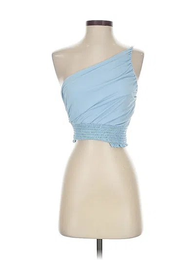 Pre-owned Urban Outfitters Sleeveless Blouse In Blue