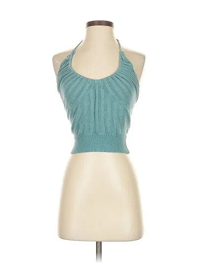 Pre-owned Urban Outfitters Sleeveless Blouse In Blue