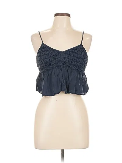 Pre-owned Urban Outfitters Sleeveless Blouse In Blue