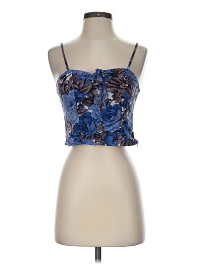 Pre-owned Urban Outfitters Sleeveless Blouse In Blue