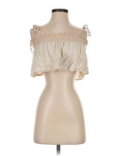 Pre-owned Urban Outfitters Sleeveless Blouse In Brown