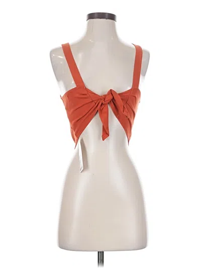 Urban Outfitters Sleeveless Blouse In Orange