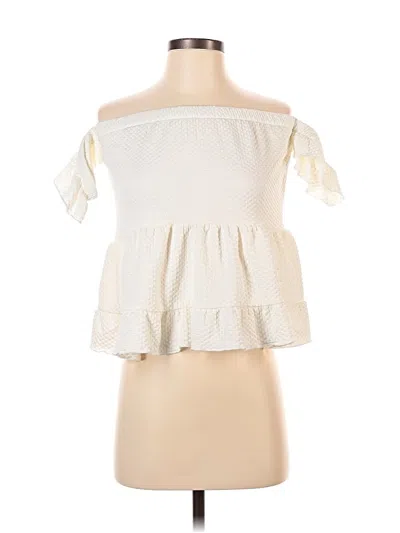 Pre-owned Urban Outfitters Sleeveless Blouse In White