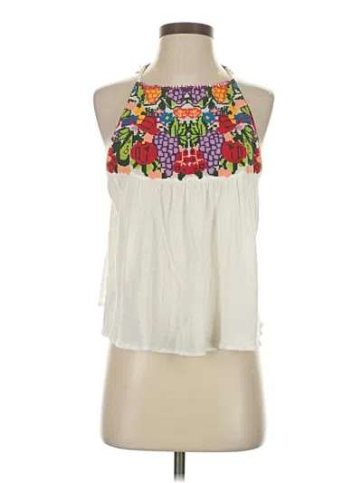 Pre-owned Urban Outfitters Sleeveless Blouse In White
