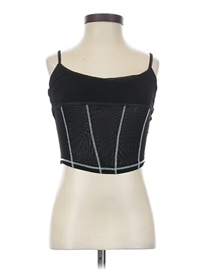 Pre-owned Urban Outfitters Sleeveless Top Black Square Neckline Tops