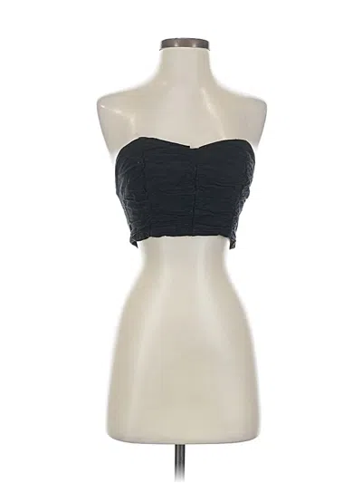Pre-owned Urban Outfitters Sleeveless Top Black Strapless Neckline Tops