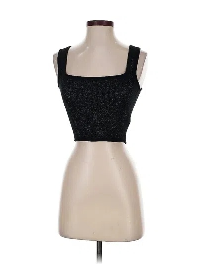 Pre-owned Urban Outfitters Sleeveless Top Black Sweetheart Neckline Tops