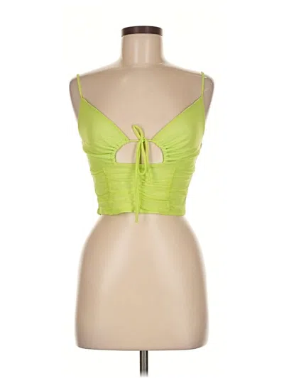Urban Outfitters Sleeveless Top Green Sweetheart Neckline Tops