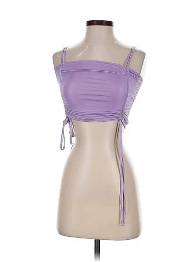 Pre-owned Urban Outfitters Sleeveless Top Purple Strapless Neckline Tops