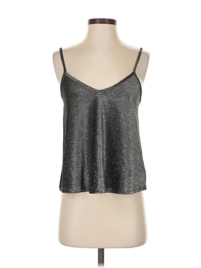 Pre-owned Urban Outfitters Sleeveless Top Silver Halter Neckline Tops