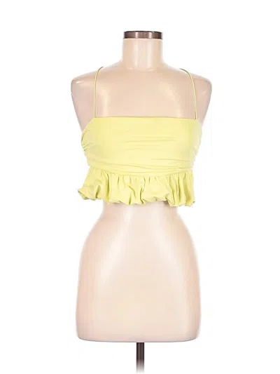 Urban Outfitters Sleeveless Top Yellow Halter Neckline Tops