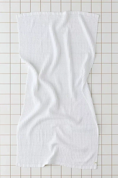 Urban Outfitters Slowtide Guild Waffle Bath Towel In White At