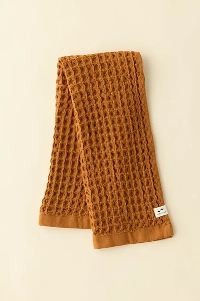 Urban Outfitters Slowtide Guild Waffle Hand Towel In Honey At  In Brown