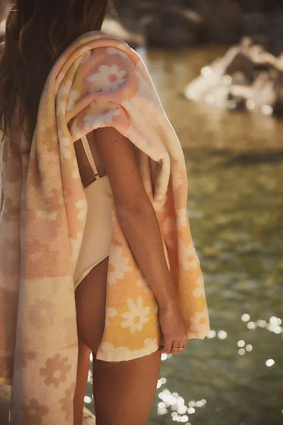 Urban Outfitters Slowtide Joplin Floral Beach Towel In Pastel At  In Neutral