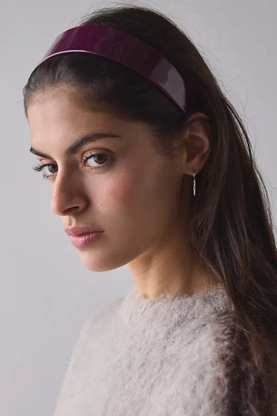 Urban Outfitters Smooth Acrylic Wide Headband In Maroon, Women's At  In Burgundy