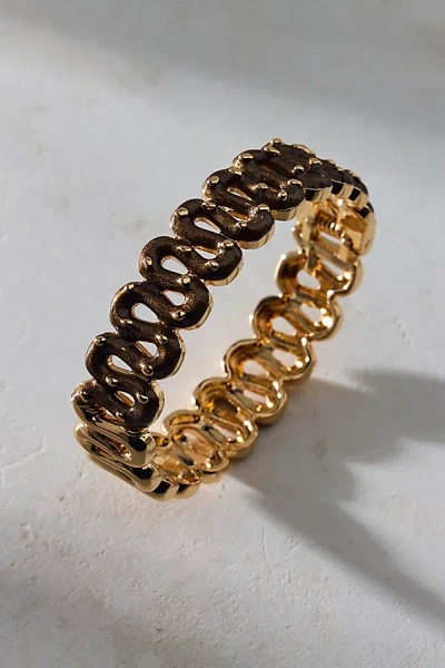 Urban Outfitters Snake Bangle Bracelet In Dark Brown, Women's At