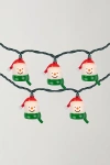 Urban Outfitters Snowman Heads 7ft String Lights In White At