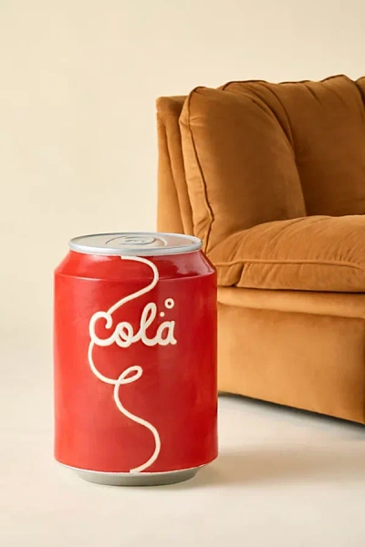 Urban Outfitters Soda Can Ceramic Side Table In Red At