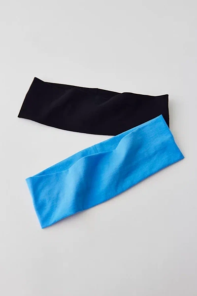 Urban Outfitters Soft & Stretchy Headband Set In Blue/black, Women's At
