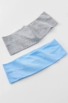 Urban Outfitters Soft & Stretchy Headband Set In Blue/grey, Women's At
