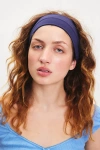 Urban Outfitters Soft & Stretchy Wide Knit Headband Set In Navy/brown, Women's At