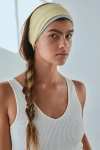 Urban Outfitters Soft & Stretchy Wide Knit Headband Set In Butter Yellow/heather Grey, Women's At  In Butter Yellow/heather Grey