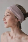 Urban Outfitters Soft & Stretchy Wide Knit Headband Set In Light Pink/tan, Women's At  In Purple